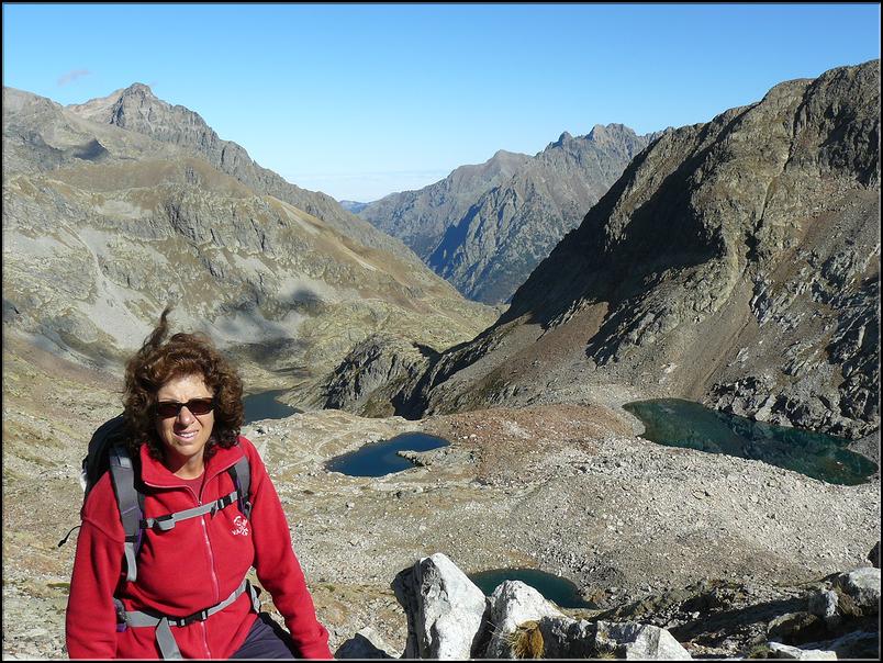 De la baisse de Druos, vue sur les lacs de Valscura