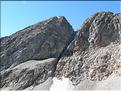 Couloir  d'accès au sommet du Gélas