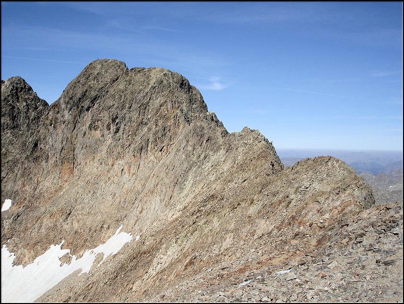 Arête NE du Gélas