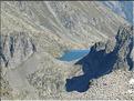 Zoom sur le lac de l'Agnel (Valmasque)