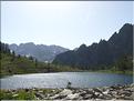 Lac Aver inférieur, au fond le massif Valrossa 