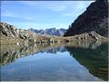 Lac Aver supérieur au fond le massif de Valrossa