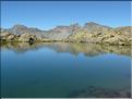 Du lac supérieur de Morgon (2480 m), vue sur la Tête Carré, le Pas de la Cavalle, le Rocher des 3 Évêques et la Tête de l'Enchastraye
