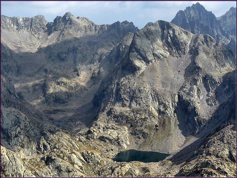 Les lacs Niré depuis le Mont Colomb (2816 m)