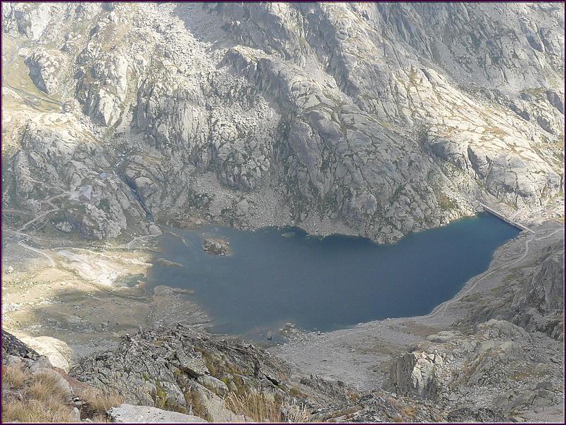 Lac de la Fous depuis la Crête du Mont Colomb