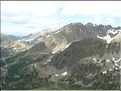 De la Tête Mercière, vue sur le col et la Serrière de la Lombarde