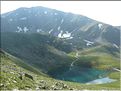 Vue sur le lac Petit et le mont Pépoiri