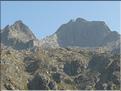 Les cimes St Robert (2919 m) et  du Gélas (3143 m)